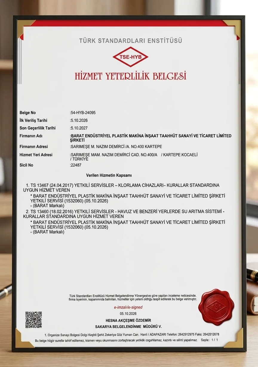 TS 13467 ve TS 13460 TSE Standartlarında Hizmet Kalitemiz Tescillendi!